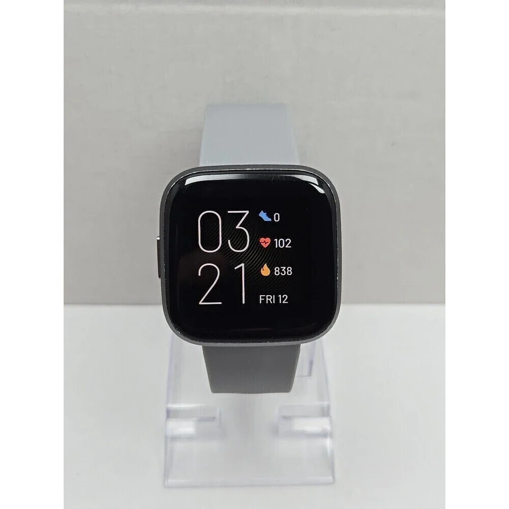 Fitbit Versa 2 Smartwatch Gray 40mm Alexa WR50M Always On Display No Charger